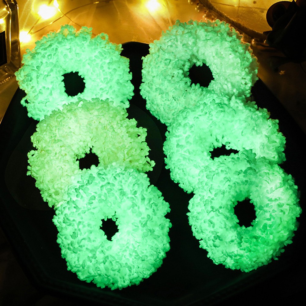 Dây Buộc Tóc Phối Lông Phát Sáng Nhiều Màu Thời Trang Cho Nữ