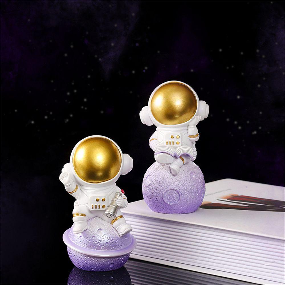 MUVAKO Mô Hình Tượng Phi Hành Gia Mavako Bằng Nhựa Resin Trang Trí Nhà Cửa
