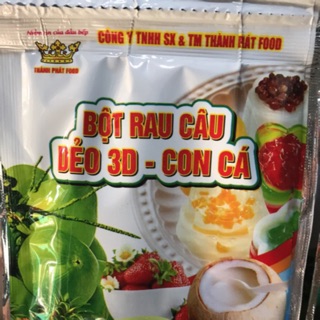Bột Rau Câu con cá dẻo  3D  thành phát  hà nội ship nhanh số lượng lớn
