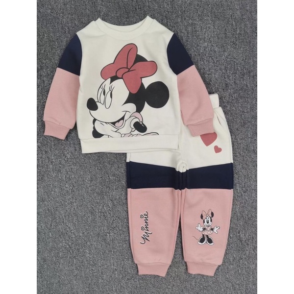 Bộ nỉ Micky HM xuất bé gái