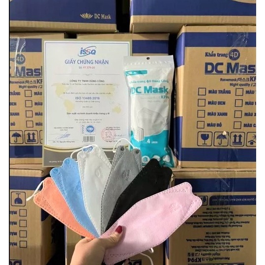 (Thùng 300 Cái) Khẩu Trang KF94 DC Mask Dũng Công