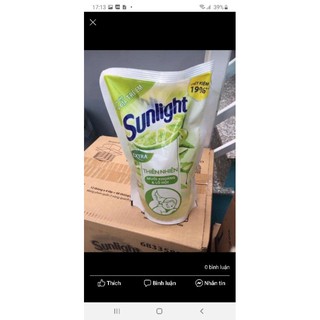 Nước rửa chén sunlight lô hội muối khoáng 500g