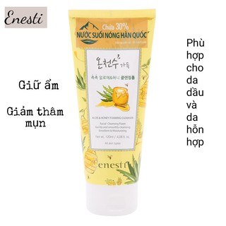 (Hàng chính hãng) Sữa rửa mặt Enesti chiết xuất từ Lô hội và mật ong 120 ml