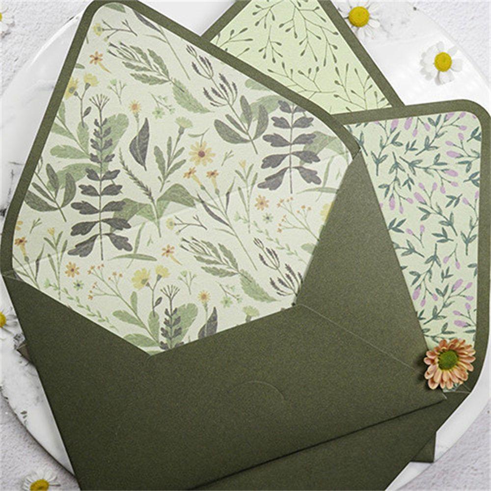 Thiệp Giấy In Hình Quả Bơ Màu Xanh Lá DIY