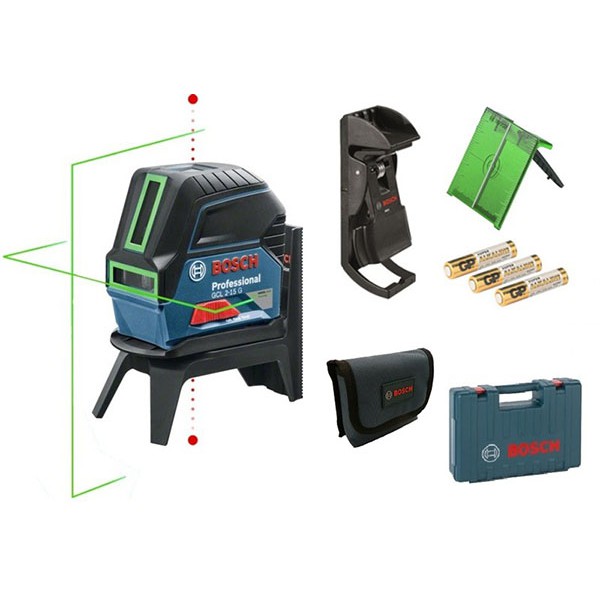 MÁY CÂN MỰC LASER BOSCH GCL 2-15 G TIA XANH