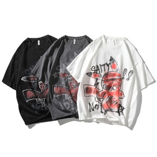 Áo phông nam dáng rộng unisex hàn quốc - play boys