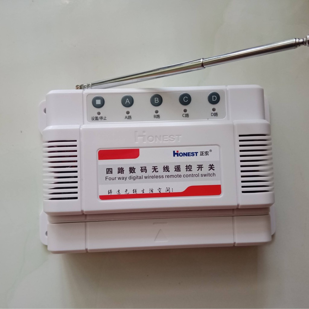 HT-6804-1 Công Tắc Honest Điều Khiển Từ Xa 4 Thiết Bị 100m-1000m (HT-7800W)