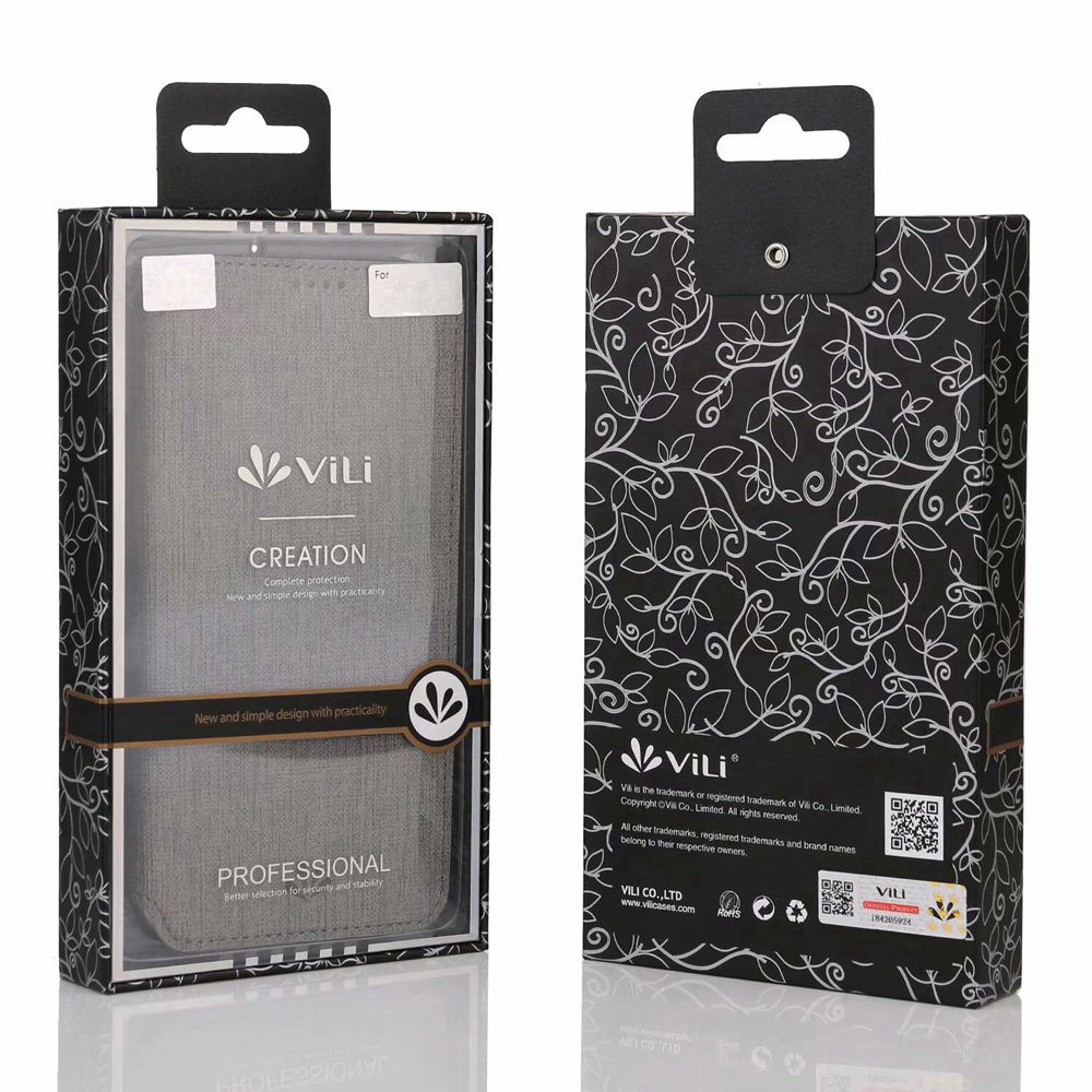 Vili Luxury PU Leather Casing BlackBerry Key 2 LE Magnetic Flip Cover BlackBerry Key2 Fashion Simple Case Card Holder