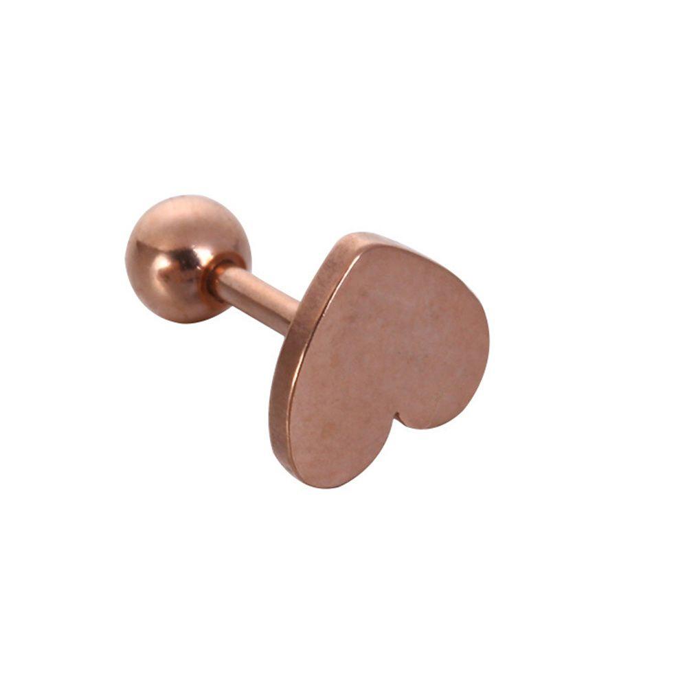 Bộ 2 Khuyên Xỏ Cơ Thể Hình Trái Tim Bằng Thép Không Gỉ