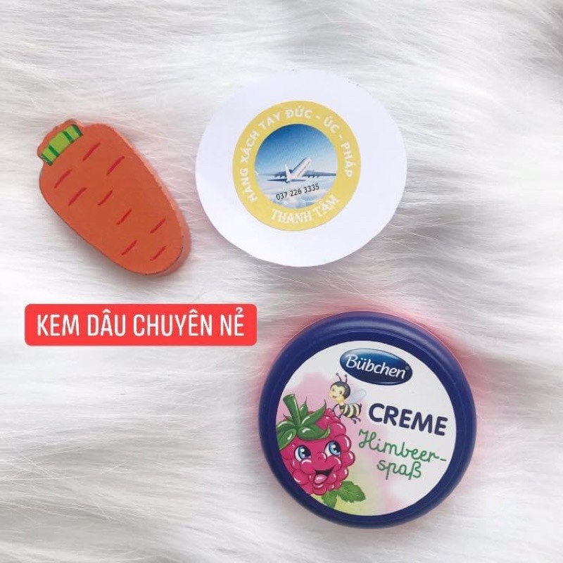 Kem Nẻ cho bé Bubchen Soft Creme Đức 20ml Cho bé từ sơ sinh dưỡng ẩm ngăn nẻ làm lành da bị tổn thương giúp da mịn màng