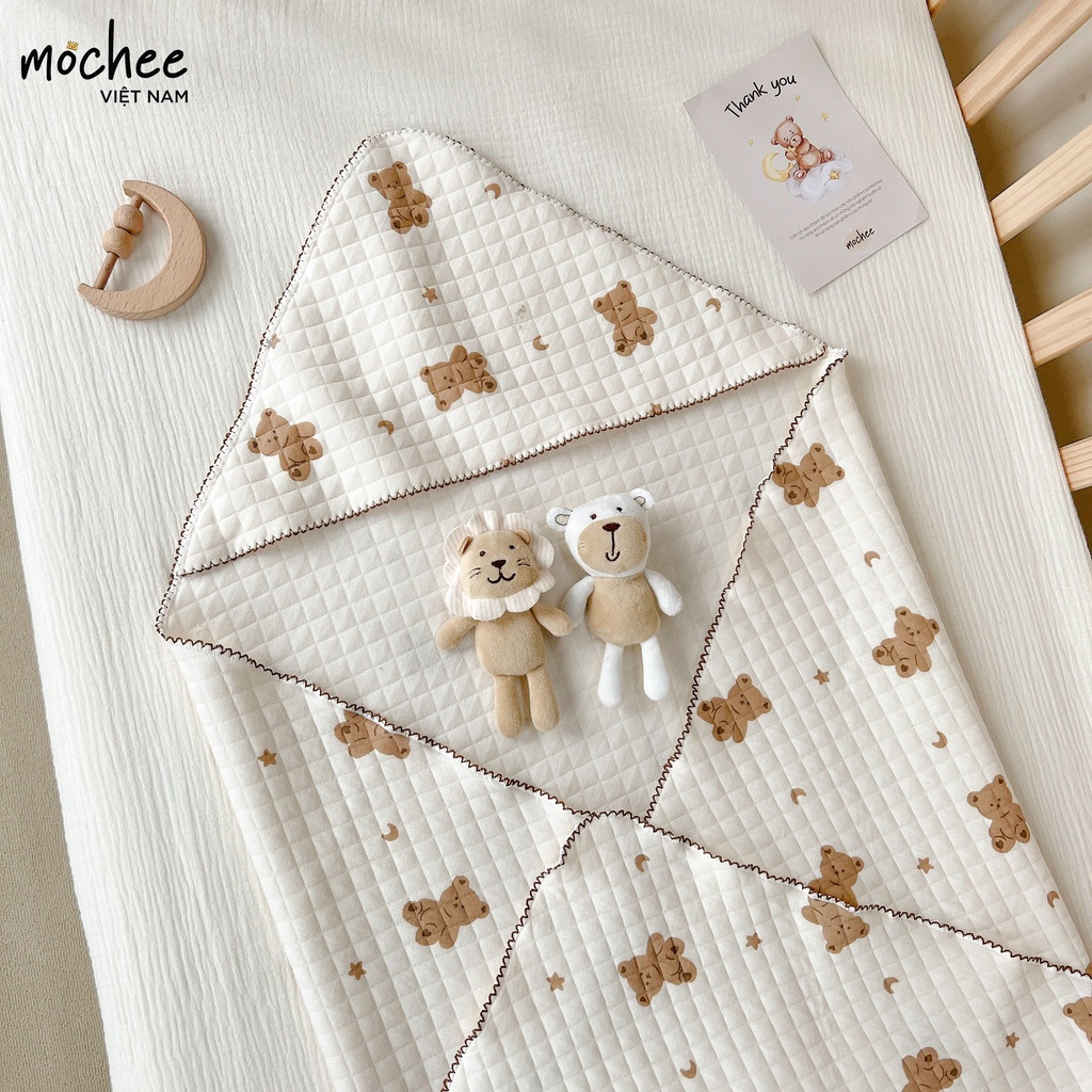 Gối Chống Trào Ngược Cho Bé Lụa Cotton Cao Cấp MOCHEE