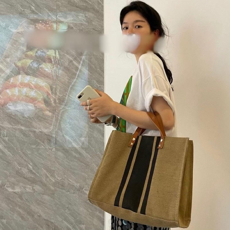 TÚI CÓI SỌC có dây đeo chéo sang chảnh - Túi công sở zara đựng vừa a4 phong cách hàn quốc (Hàng QC)