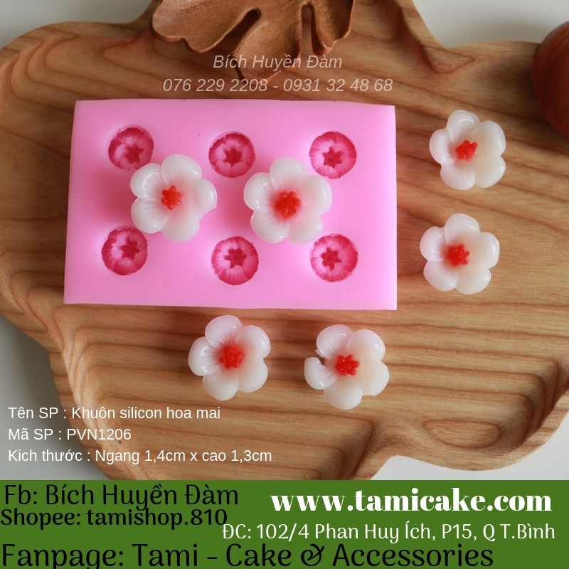 Khuôn silicon hoa mai