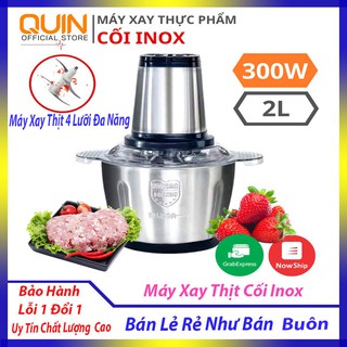 Máy XayThực Phẩm Cối 2L Inox 4 Lưỡi Đa Năng Bảo Hành 6th - Máy Xay Kinosun