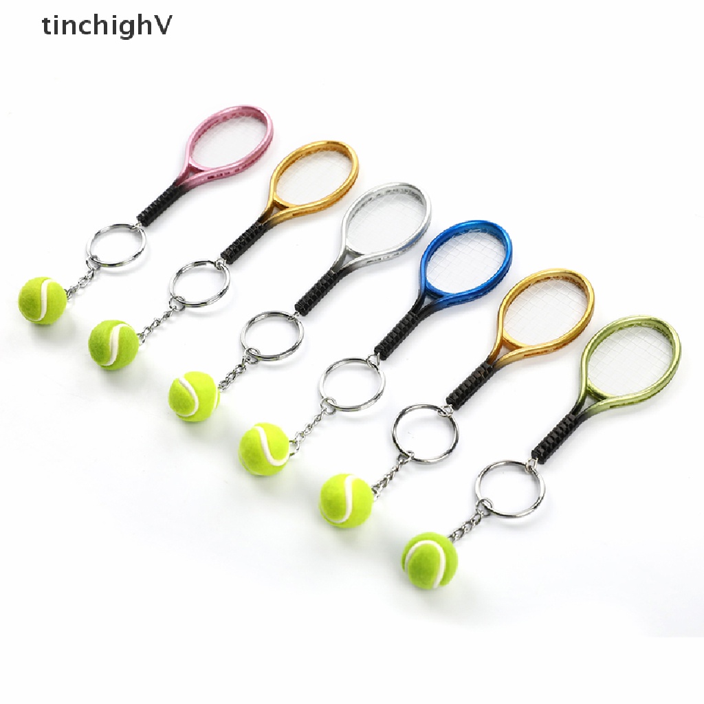 Móc Khóa Hình Vợt Tennis Mini Dễ Thương