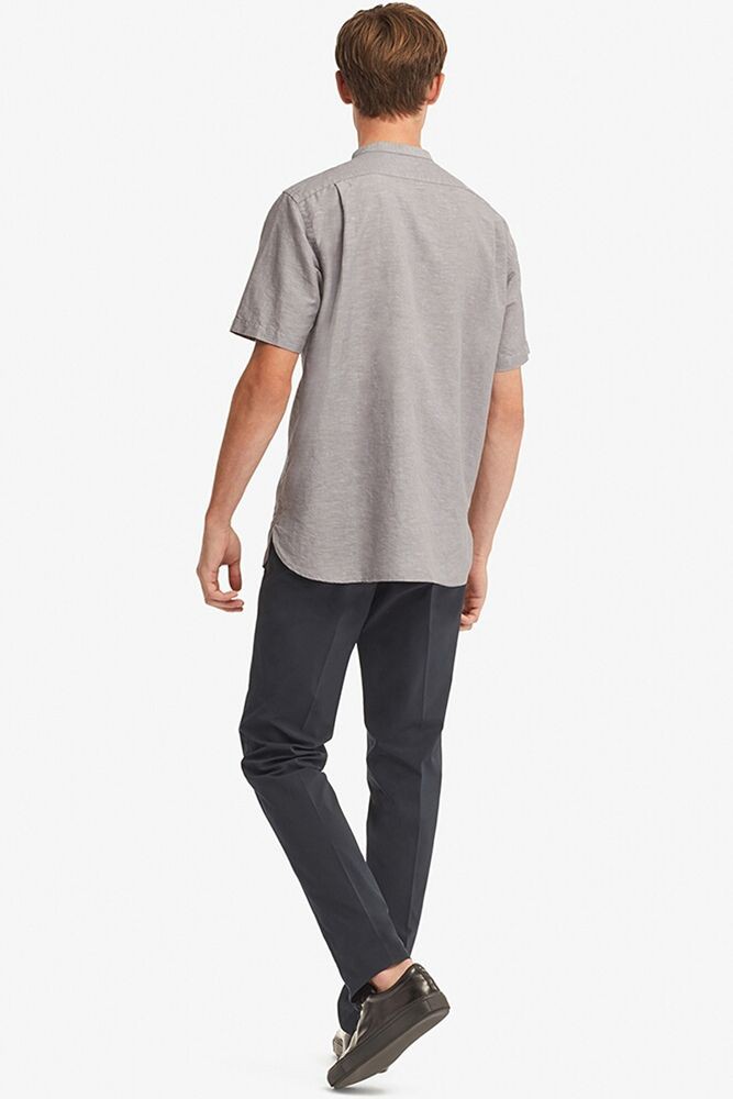 Áo sơmi tay ngắn U.niqlo Linen Cotton