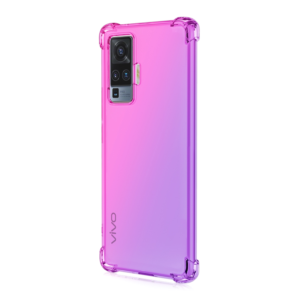 Ốp lưng chuyển màu VIVO X50 Pro Y70S Y50 Y30 V19 V17 Y17 Y3 Y15 Y12 Y11 Ốp lưng túi khí đầy màu sắc Vỏ điện thoại di động TPU mềm