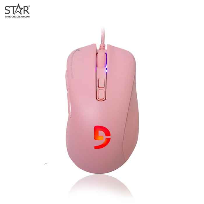 Chuột Fuhlen G90 Pink RGB Optical Gaming (Hồng)