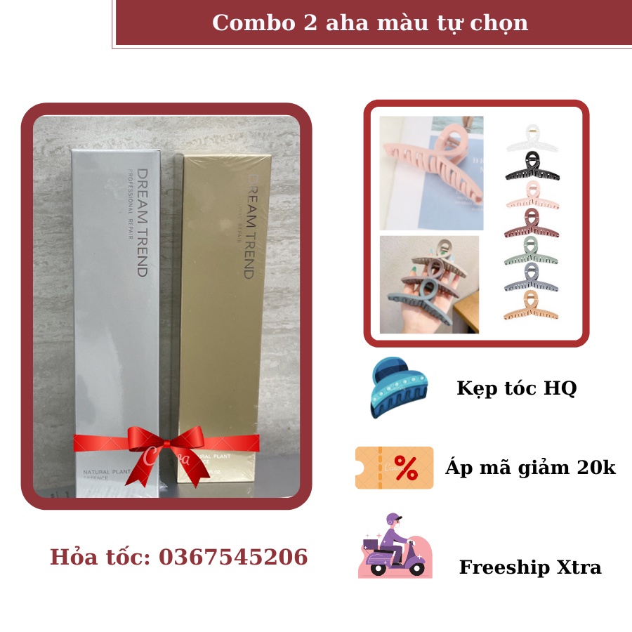 Combo 2 chai Tinh chất dưỡng tóc Dream Trend tự chọn màu