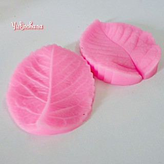 GÂN ÉP SILICONE LÁ HOA HỒNG LÀM HOA ĐẤT SÉT, HOA ĐƯỜNG, FONDANT, HOA BỘT GẠO.