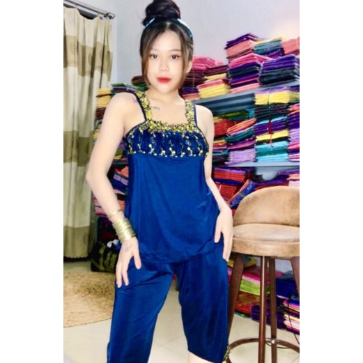 Đồ Bộ Thun Lạnh Nhún Ren ẢNH THẬT Size 4(60-65kg) | BigBuy360 - bigbuy360.vn