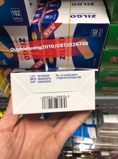 BĂNG KEO LỤA ZILGO(102 miếng)