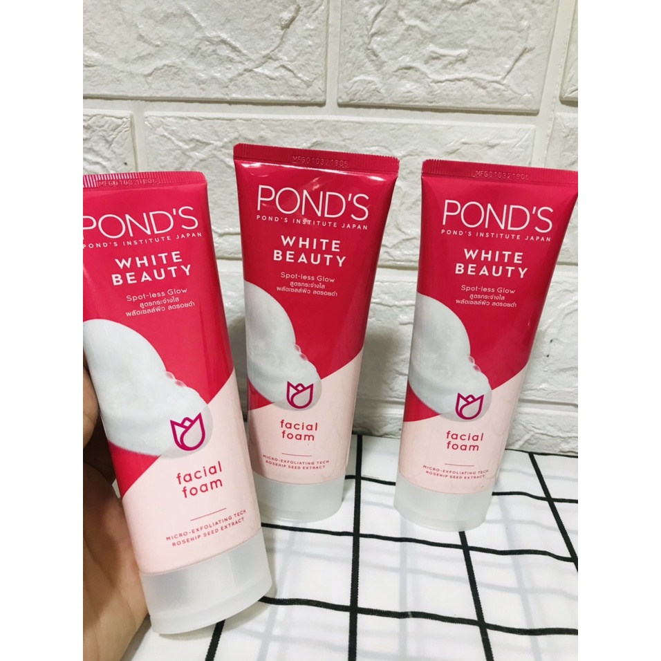 Sữa rửa mặt Pond's Ngăn Ngừa Lão Hóa Trắng Hồng Rạng Rỡ 100g