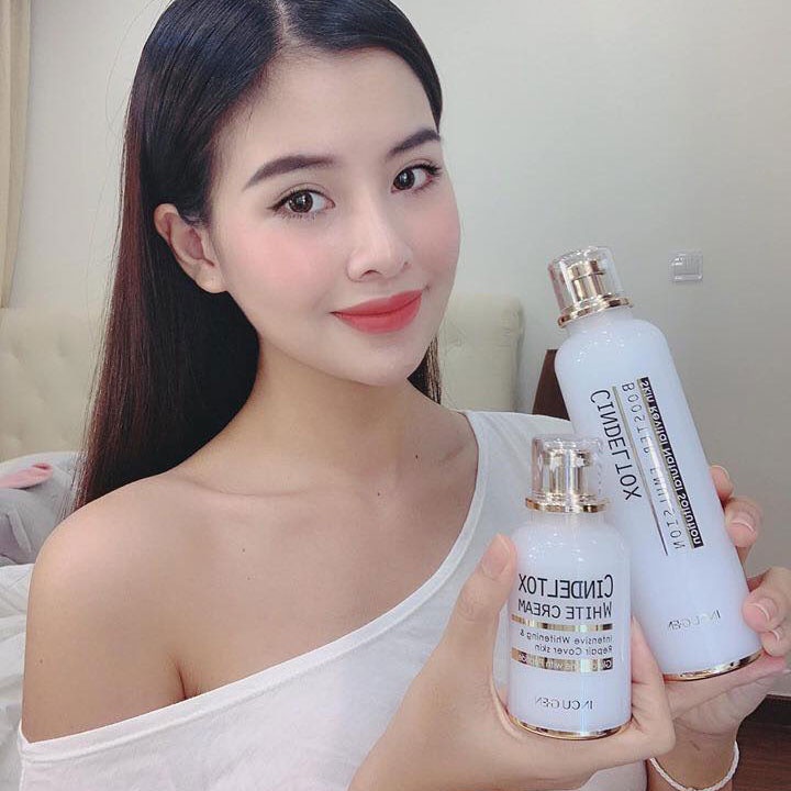 Nhũ Tương Dưỡng Trắng CINDEL Tox Booster Emulsion 120ml Sữa dưỡng trắng da