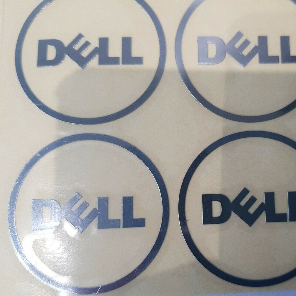 (STICKER) TEM LOGO DELL (BẠC, ĐEN) DÁN MÁY TÍNH LAPTOP | WebRaoVat - webraovat.net.vn