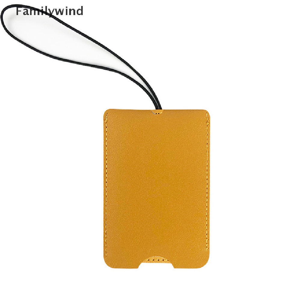 Thẻ Tên Gắn Hành Lý Bằng Da PU Nhỏ Gọn Tiện Dụng