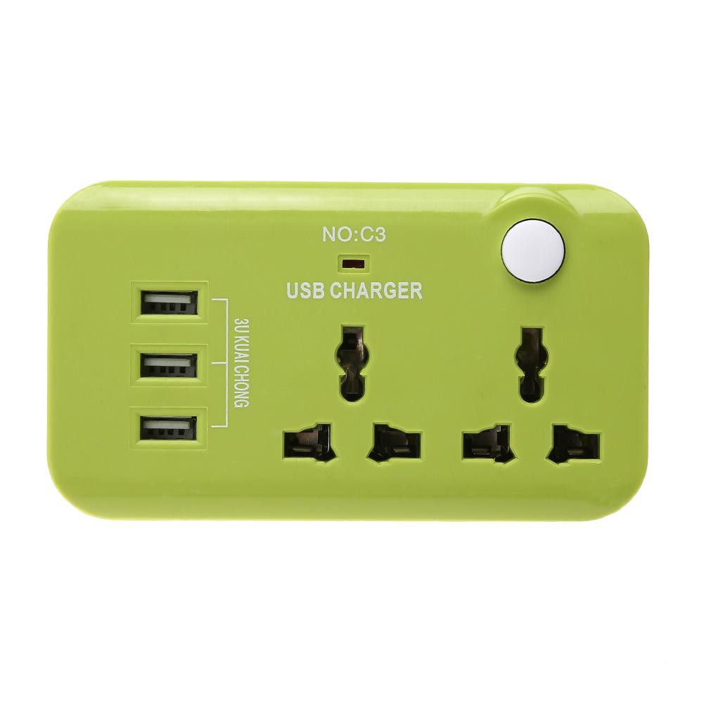 Bộ Sạc Nhanh Myhome 5v 10a 3 Cổng Usb