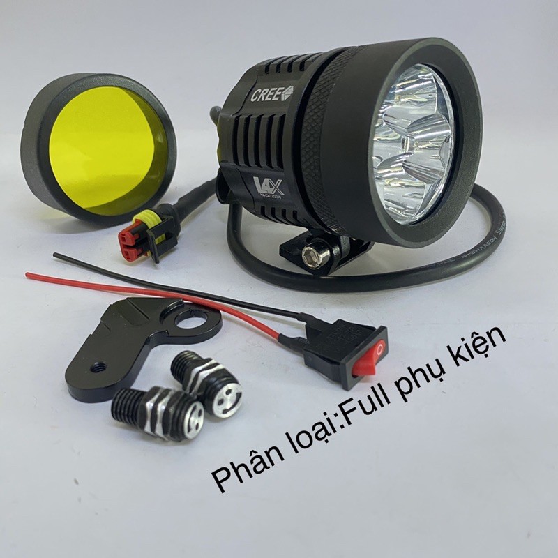 Đèn Led trợ sáng L4x loại 1.Bảo hành 1 năm Top biker