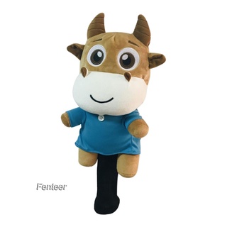 [Fenteer] Vỏ bảo vệ đầu bằng gỗ chơi gôn mới lạ OX Animal