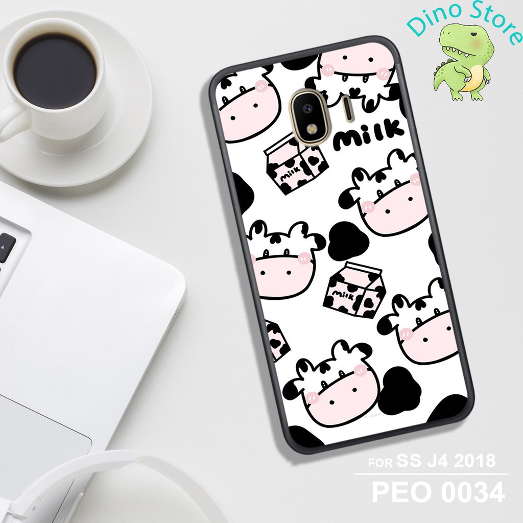 ỐP LƯNG UV SAMSUNG J4/J2 Pro/J2 Core, IN HÌNH CHÚ BÒ SỮA CUTE.