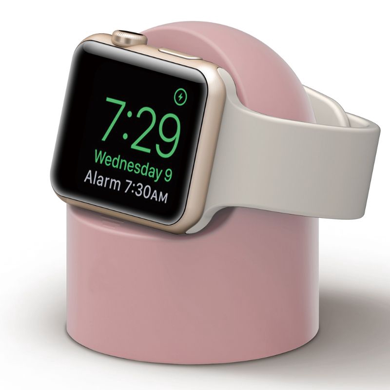 Đế Sạc Bằng Silicone Cho Đồng Hồ Apple Watch Series 4 / 3 / 2 / 1 (44Mm / 42mm / 40mm / 38mm)