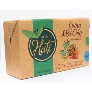 Trà Gừng Hati mật ong DHG hộp 24 gói