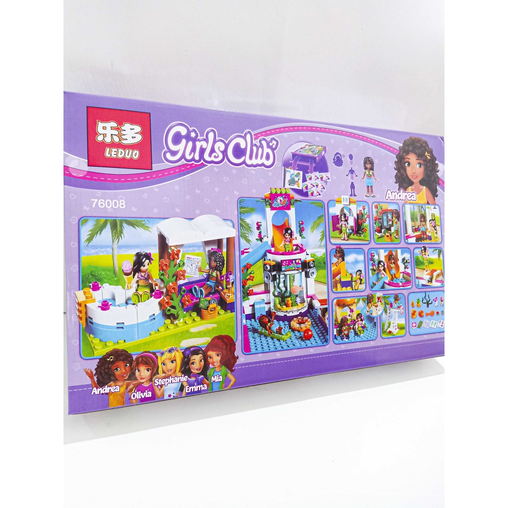 lego lắp ghép công viên khu vui chơi kèm nhân vật 696 chi tiết