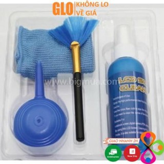 Bộ vệ sinh - chùi màn hình lcd 4 món đồ loại tốt glomart