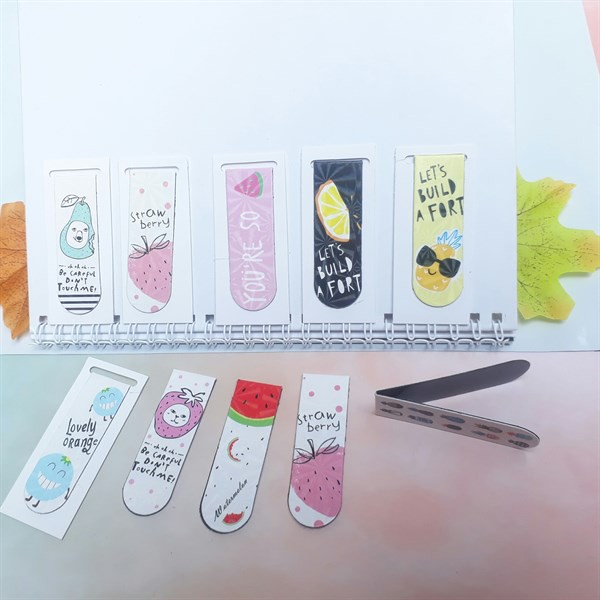 Bộ 6 Đánh Dấu Sách Kẹp Sách Bookmark Nam Châm Chủ Để Phong Cảnh Được Chọn Mẫu