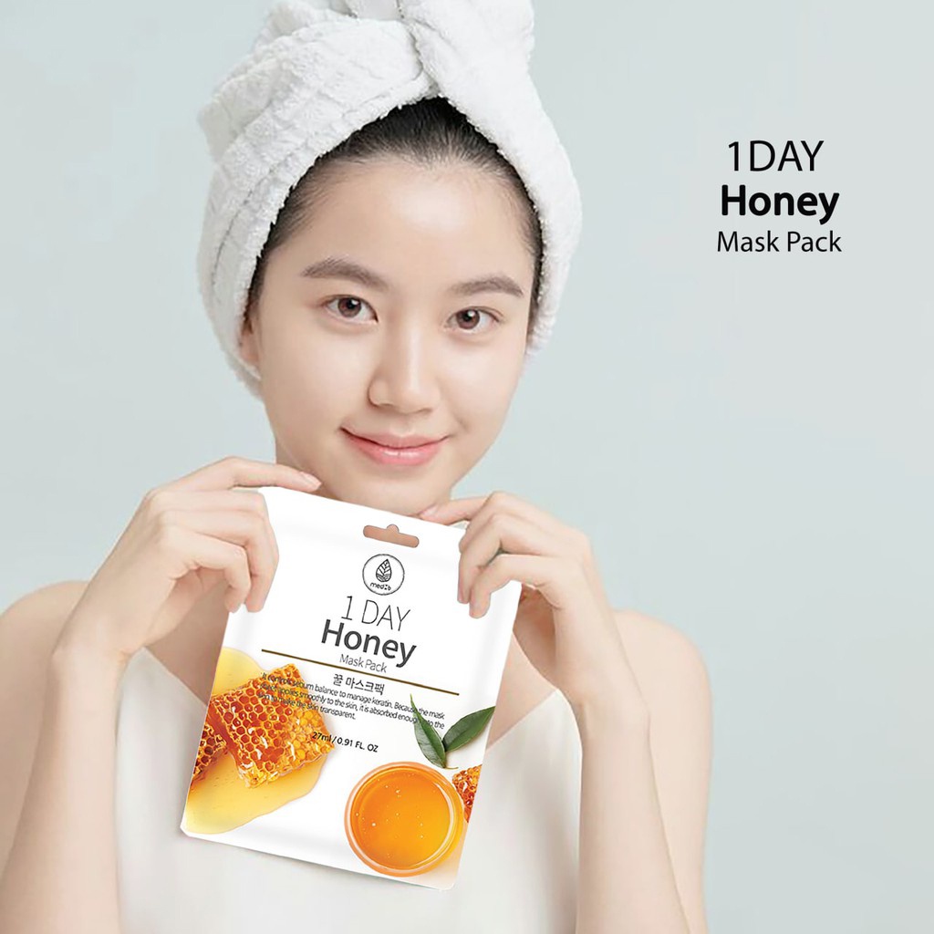 Mặt nạ Hàn Quốc mặt nạ giấy làm trắng giữ ẩm ngừa lão hóa Oneday Medb 27g - Nhập khẩu chính hãng NPP Bizstore