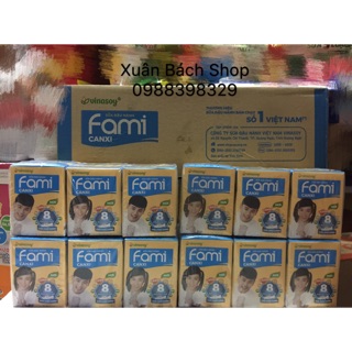 Sữa đậu nành Fami Canxi thùng 36 hộp 200ml