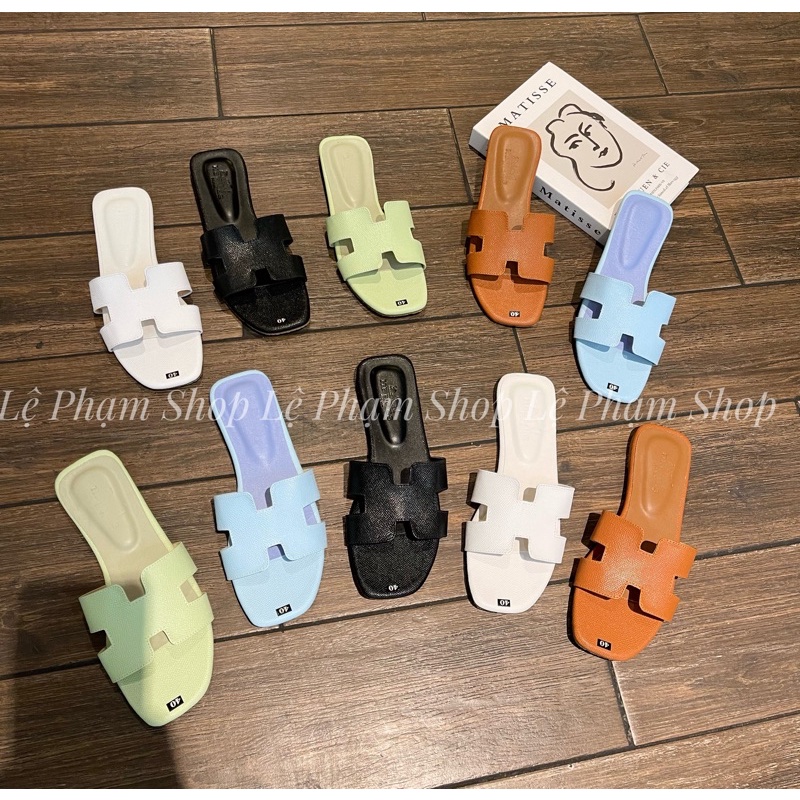 Dép chữ H bigsize, chất da siêu đẹp [Hàng VNXK FREESHIP]