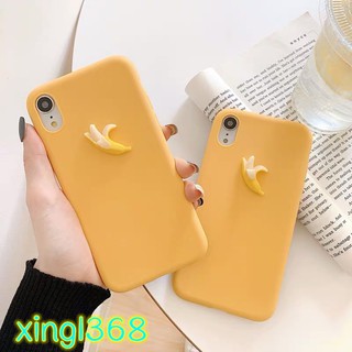Ốp Điện Thoại Mềm In Hình Quả Chuối Kiểu Hàn Quốc Dành Cho Iphone Xs Max Xr I8 I 7 I 6 6s Plus