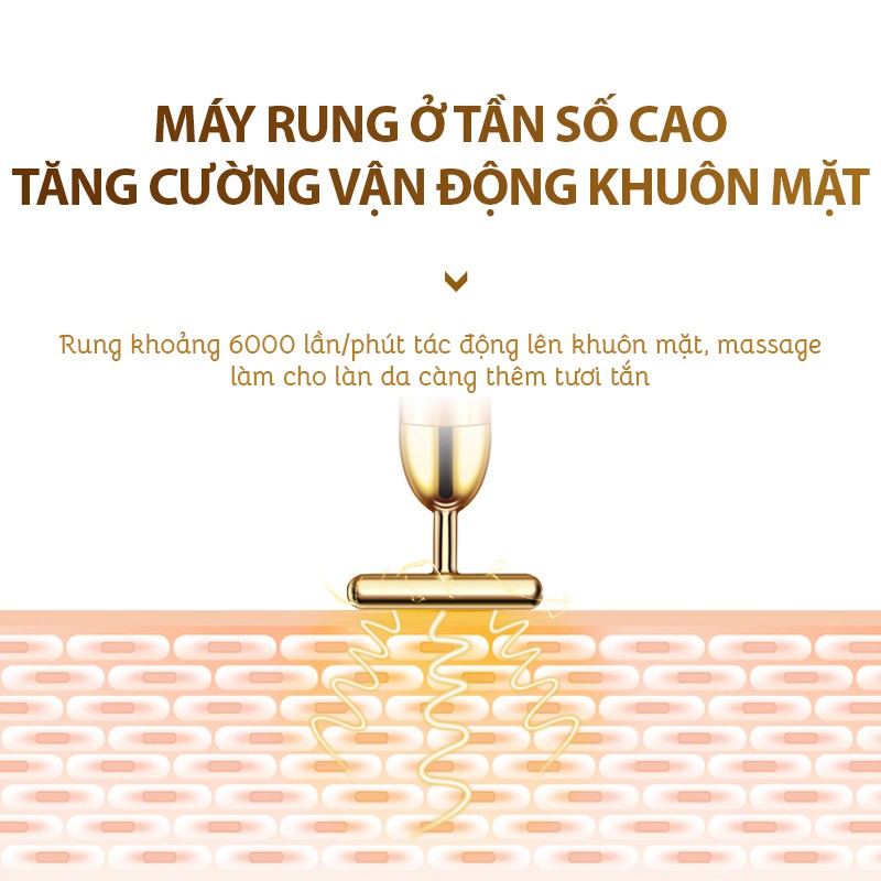 Máy massage cầm tay mini Wikileaks WL-1503 làm thon gọn khuôn mặt, tạo hình V-line, massage bằng phương thức rung B08