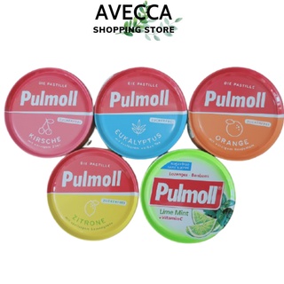 Kẹo Ngậm Giảm Ho, Giảm Đau Họng Không Đường Vị Trái Cây Pulmoll Đức (20g, 50g)