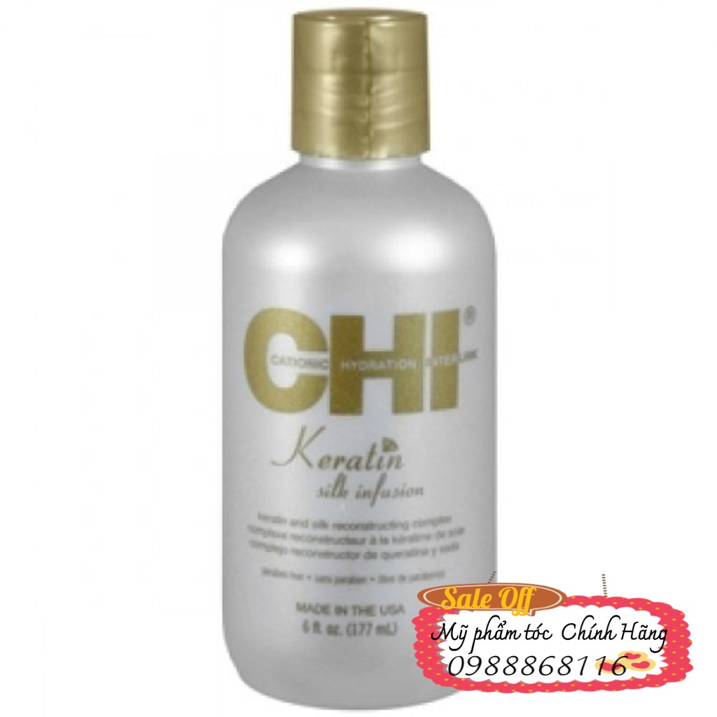 Tinh chất dưỡng bóng Chi Keratin silk Infusion CHÍNH HÃNG