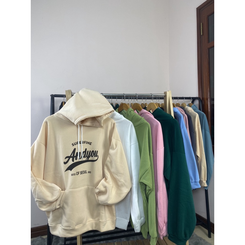 Áo nỉ HOODIE  UNISEX Nam Nữ Chất Vải nỉ cotton cao cấp Dày Dặn Ấm Áp (Mã 09 : AND YOU)