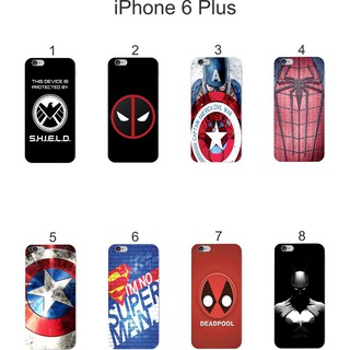 Ốp lưng iPhone 6 Plus dẻo in hình Siêu Anh Hùng M2