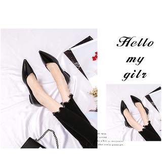 giày búp bê mũi nhọn size lớn