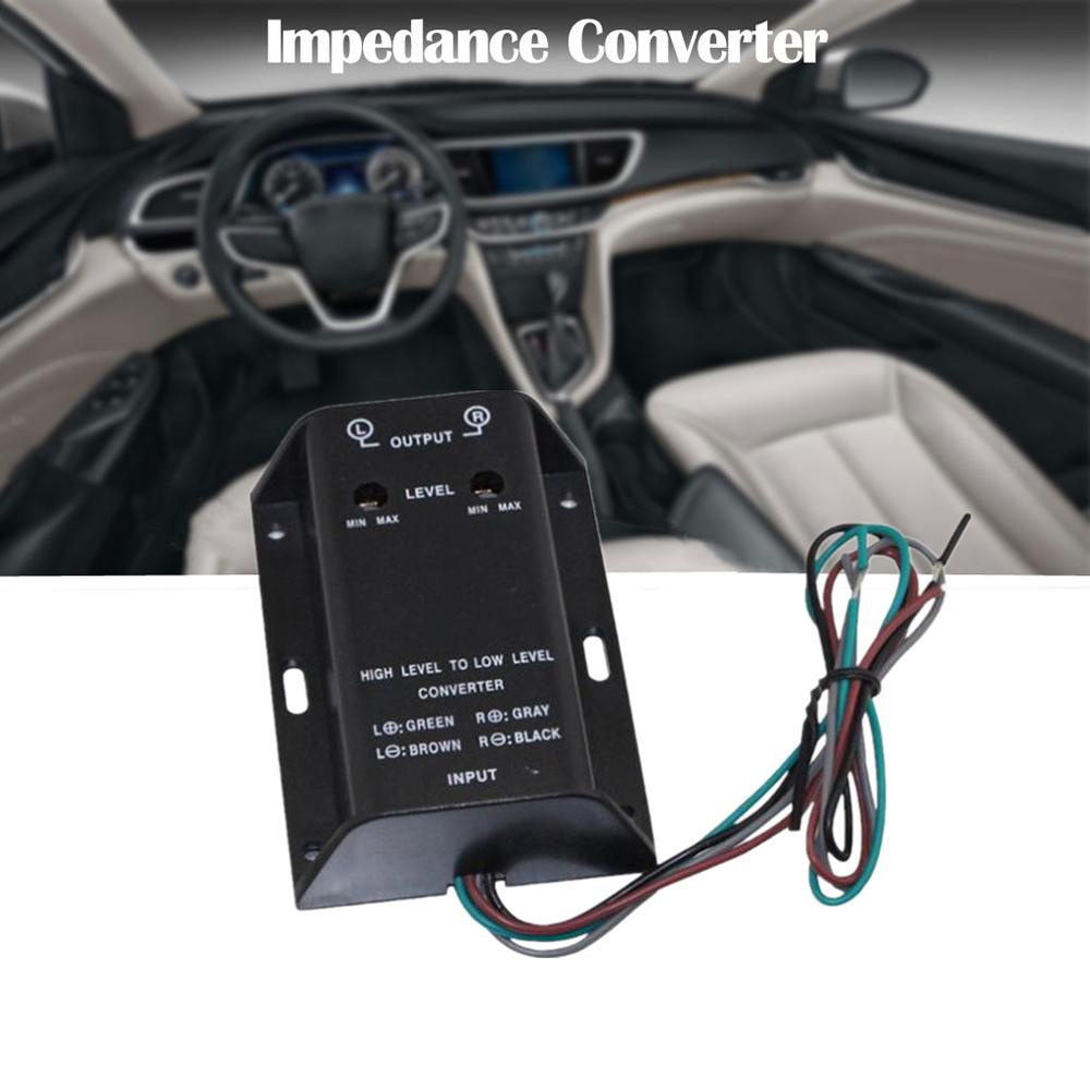 Bộ Chuyển Đổi Loa Âm Thanh RCA 2 Kênh Chuyên Dụng Cho Xe Hơi